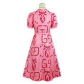 Zootopia 2 (2025) Judith Pink Dress Set Outfits Cosplay Costume Carnival Suit